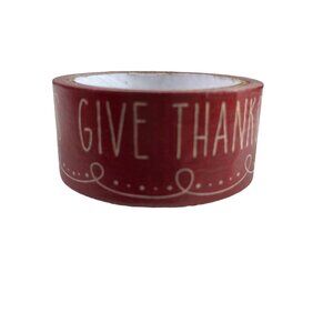 Give Thanks Brown Washi Tape Papercraft Scrapbook Planner School Decorative u